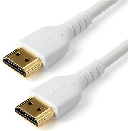 StarTech HDMI 2.0 Ethernet -> HDMI 2.0 Ethernet M/M video kábel 2m fehér Premium