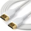 StarTech HDMI 2.0 Ethernet -> HDMI 2.0 Ethernet M/M video kábel 2m fehér Premium