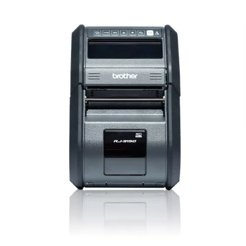 BROTHER RJ-3150 3"/80mm széles hordozható címke és blokknyomtató Wi-Fi, Bluetooth és színes kijelző