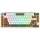 ROYAL KLUDGE RK L75 Palm Green Gaming Keyboard Cream switch