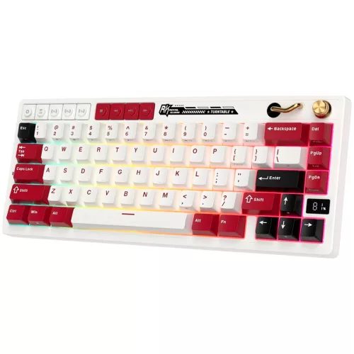 ROYAL KLUDGE RK M65 Famicom Gaming Keyboard Cream switch