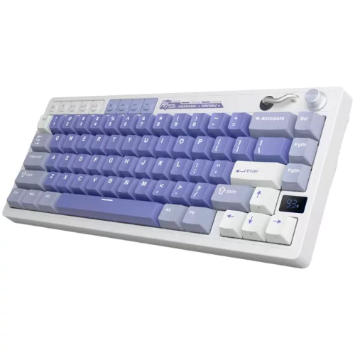 ROYAL KLUDGE RK M65 Ocean Blue Gaming Keyboard Cream switch