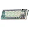ROYAL KLUDGE RK M70 Cyan Purple Gaming Keyboard Beige switch