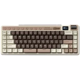 ROYAL KLUDGE RK M70 Mocha Grey Gaming Keyboard Cream switch