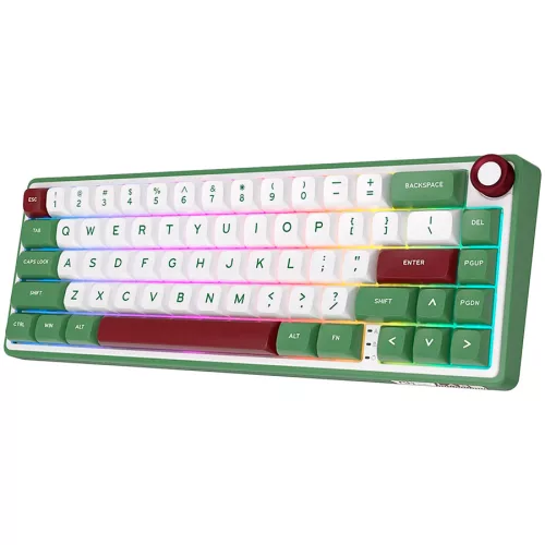 ROYAL KLUDGE R65 Green sand Gaming Keyboard Chartreuse switch