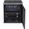 StarTech 12U 19" fali rack szekrény fekete