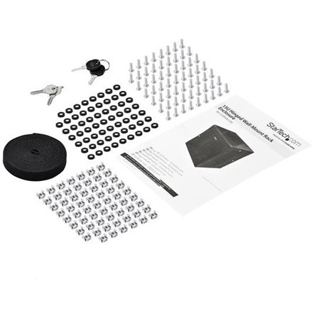 StarTech 19" fali rack szekrény fekete