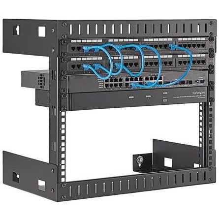 StarTech 8U fali rack keret fekete