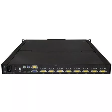 StarTech 8 PORT RACKMOUNT KVM CONSOLE FOR SERVER RACK - 48.26 CM       IN