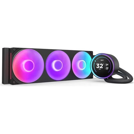 NZXT Fan NZXT - Kraken Elite 360 RGB V2 - Vízhűtés - 360mm - RL-KR36E-B2