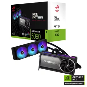   Asus Videokártya - nVidia ROG-ASTRAL-LC-RTX5090-32G-GAMING (32768MB, GDDR7, 512bit, 2xHDMI, 3xDP)
