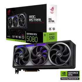   Asus Videokártya - nVidia ROG-ASTRAL-RTX5080-O16G-GAMING (16384MB, GDDR7, 256bit, 2xHDMI, 3xDP)