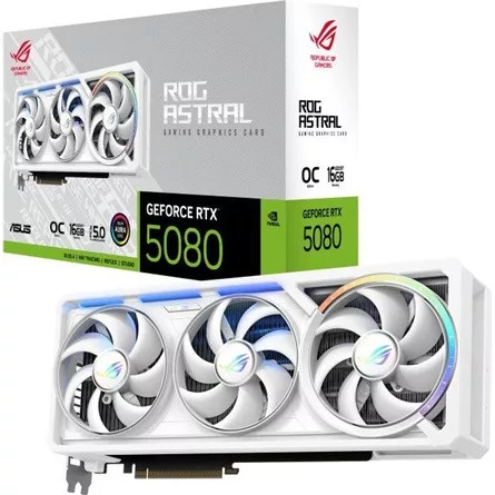 ASUS VGA ASUS NVIDIA RTX 5080 16GB GDDR7 - ROG-ASTRAL-RTX5080-O16G-WHITE