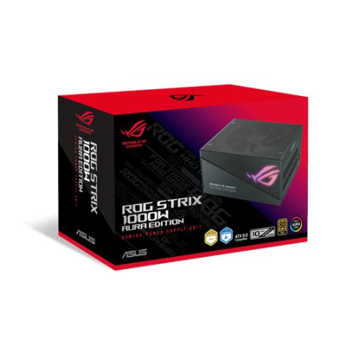 ASUS TÁP Asus ROG Strix 1000W 80+ Gold Aura Edition tápegysé