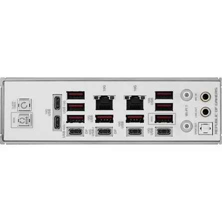 Asus ROG CROSSHAIR X870E GLACIAL desktop alaplap E-ATX