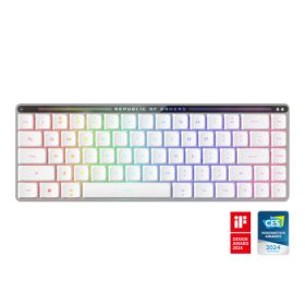   ASUS BILL ASUS ROG Falchion RX Low Profile vezeték nélküli billentyűzet - Fehér HU /piros/