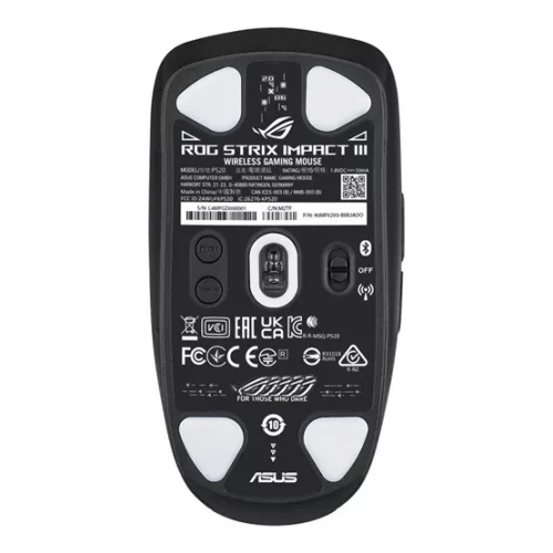 ASUS Mouse ASUS ROG Strix Impact III - vezeték nélküli gamin
