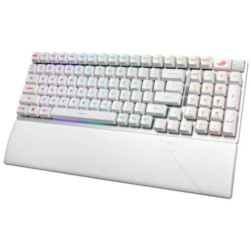 ASUS BILL ASUS ROG Strix Scope II 96 RX vezeték nélküli billentyűzet - UK layout - Fehér /ROG RX/