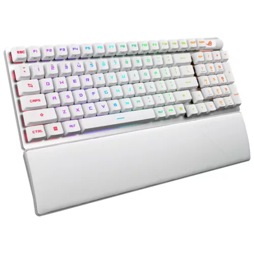 ASUS BILL ASUS ROG Strix Scope II 96 RX vezeték nélküli billentyűzet - UK layout - Fehér /ROG RX/