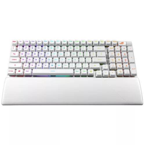 ASUS BILL ASUS ROG Strix Scope II 96 RX vezeték nélküli billentyűzet - UK layout - Fehér /ROG RX/
