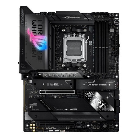 Asus Alaplap - AMD ROG STRIX X870E-E GAMING WIFI AM5 (X870, ATX, 4xDDR5 8400+MHz, 4xSATA3, 5x M.2, HDMI+USB4)