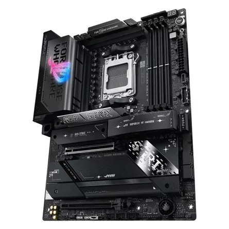 Asus Alaplap - AMD ROG STRIX X870E-E GAMING WIFI AM5 (X870, ATX, 4xDDR5 8400+MHz, 4xSATA3, 5x M.2, HDMI+USB4)