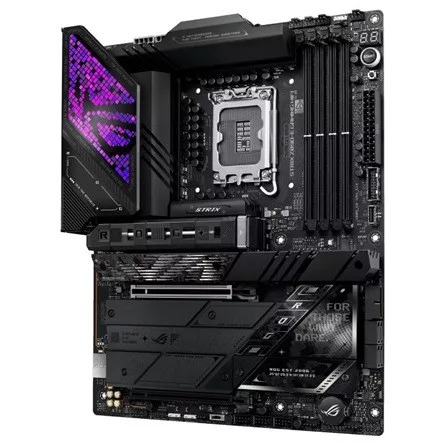 Asus Alaplap - Intel ROG STRIX Z890-E GAMING WIFI LGA1851 (Z890, ATX, 4xDDR5 8800+MHz, 4xSATA3, 7xM.2, HDMI+DP)