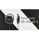 Panasonic RP-HS46E CLIP-ON fekete fülhallgató,fülkampókkal zárt, vezetékes