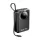 REMAX SCUBA vésztöltő Type-C+lightning aljzat 20000mAh, LED kijelző + fix Type-C kábel, FEKETE