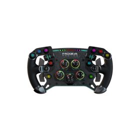   Moza Racing kiegészítő - MOZA GS V2P GT Kormánykerék (Dual Clutch, RGB, 300mm, alcantara)