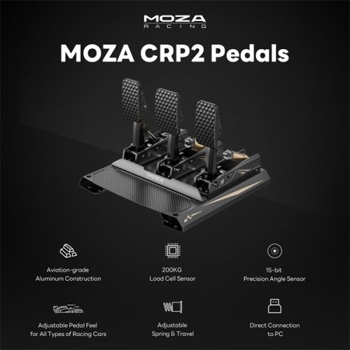 Moza Racing kiegészítő - CRP2 Pedál szett (Load Cell)