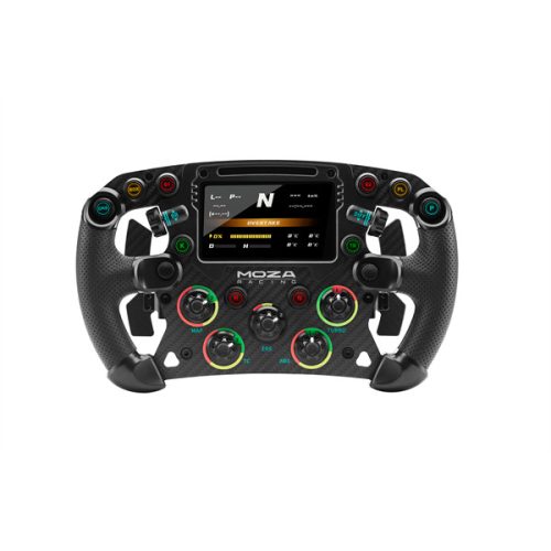 Moza Racing kiegészítő - MOZA FSR Kormánykerék (Dual Clutch, RGB, 4,3 inch kijelző, 280mm)