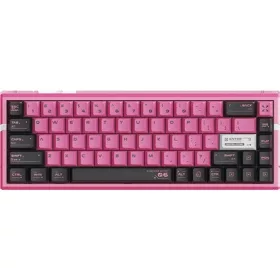   ATK RS6 Ultra Sakura Warrior  USB-C angol gaming TTC RGB Magneto mechanikus billentyűzet rózsaszín-fekete