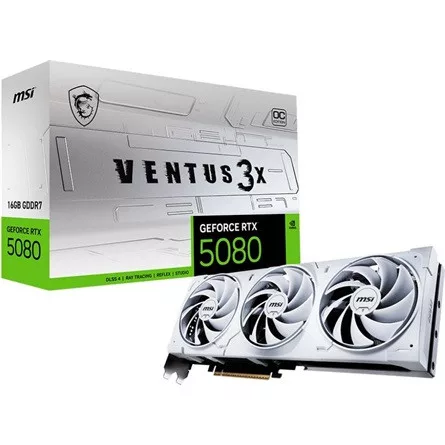 MSI PCC MSI Videokártya PCI-Ex16x nVIDIA RTX 5080 VENTUS 3X