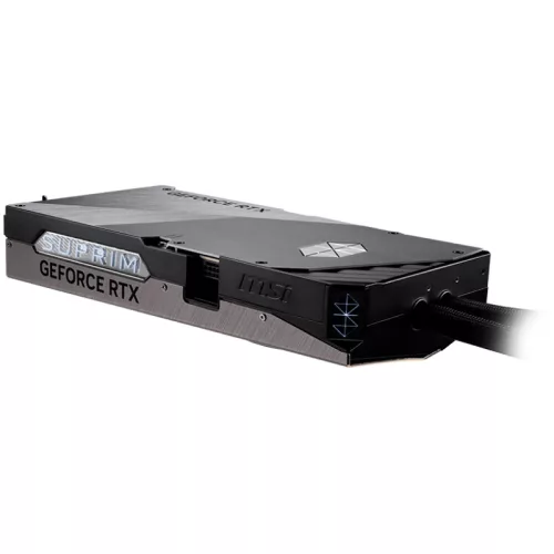 MSI Video Card NVIDIA GeForce RTX 5090 32G SUPRIM LIQUID SOC, 32GB GDDR7, 512-bit, 2580 MHz Boost (Gaming Mode), 21760 CUDA Cores, PCIe 5.0 x16, 3x DP 2.1b, HDMI 2.1b, RAY TRACING, Hybrid Liqu...