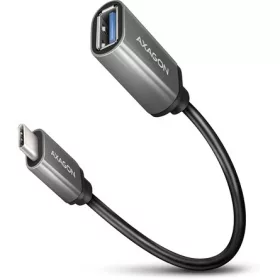   Axagon USB-C 3.2 Gen1 -> USB-A 3.2 Gen 1 M/F adapter 0.15m szürke