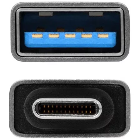 Axagon USB-C -> USB-A 2.0 M/F adapter szürke