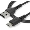 StarTech USB-C -> USB-A 2.0 M/M töltőkábel 1m fekete 3A