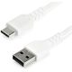 StarTech USB-C -> USB-A 2.0 M/M adatkábel 2m fehér 3A