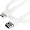 StarTech USB-C -> USB-A 2.0 M/M adatkábel 2m fehér 3A