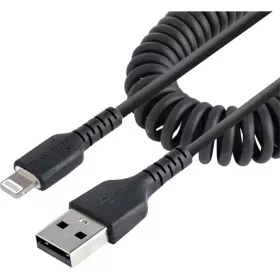   StarTech USB-A 2.0 -> Lightning M/M töltőkábel 0.5m fekete