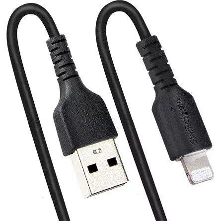 StarTech USB-A 2.0 -> Lightning M/M töltőkábel 0.5m fekete