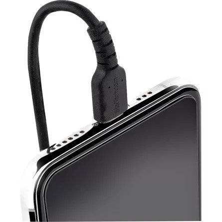 StarTech USB-A 2.0 -> Lightning M/M töltőkábel 0.5m fekete