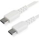 StarTech USB-C -> USB-C M/M töltőkábel 1m fehér 60W