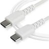 StarTech USB-C -> USB-C M/M töltőkábel 1m fehér 60W