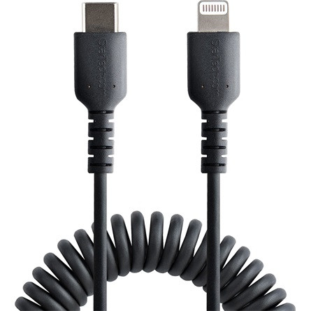 StarTech USB-C -> Lightning M/M töltő adapter 1m fekete