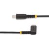 StarTech USB-C -> Lightning M/M adatkábel 1m fekete egyenes/90°