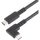 StarTech RUGGED RIGHT ANGLE USB-C CABLE USB C TO C CABLE - 90 DEGREES