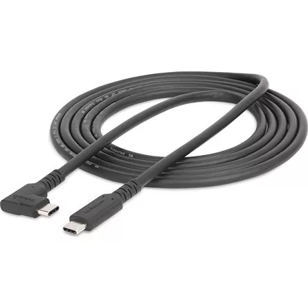 StarTech RUGGED RIGHT ANGLE USB-C CABLE USB C TO C CABLE - 90 DEGREES