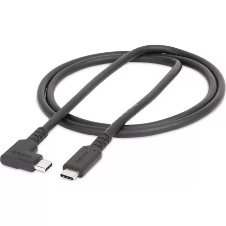 StarTech RUGGED RIGHT ANGLE USB-C CABLE USB C TO C CABLE - 90 DEGREES